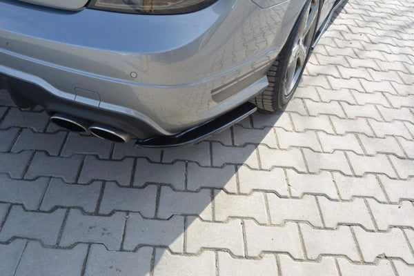 Maxton Rear Side Splitters Mercedes C W204 63Amg/Amg-Line - Gloss Black