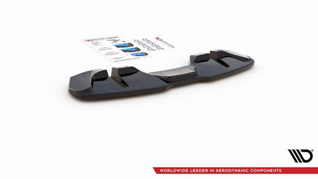 Maxton Central Rear Splitter Ford Mustang Gt Mk6 Facelift - Gloss Black