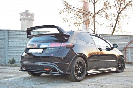 Maxton Spoiler Cap Honda Civic VIii Type R - Mugen Spoiler - Gloss Black