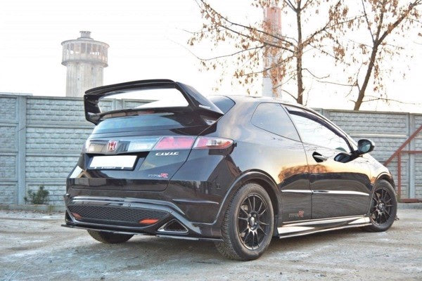 Maxton Spoiler Cap Honda Civic VIii Type R - Mugen Spoiler - Gloss Black