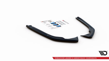 Maxton Rear Side Splitters Volkswagen Arteon R-Line Facelift - Gloss Black