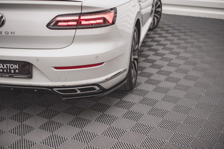 Maxton Rear Side Splitters Volkswagen Arteon R-Line Facelift - Gloss Black