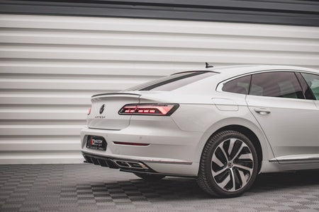 Maxton Rear Side Splitters Volkswagen Arteon R-Line Facelift - Gloss Black