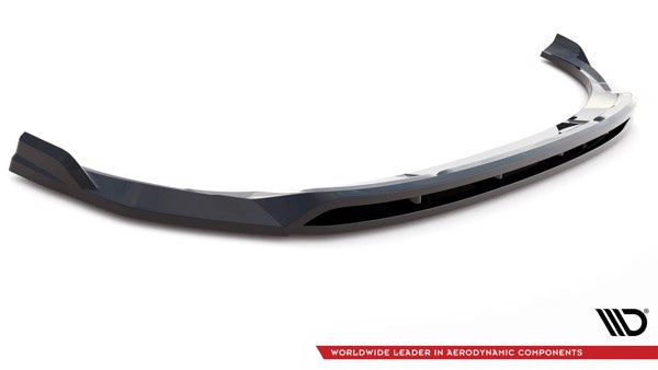 Maxton Front Splitter V.2 Audi E-Tron - Gloss Black