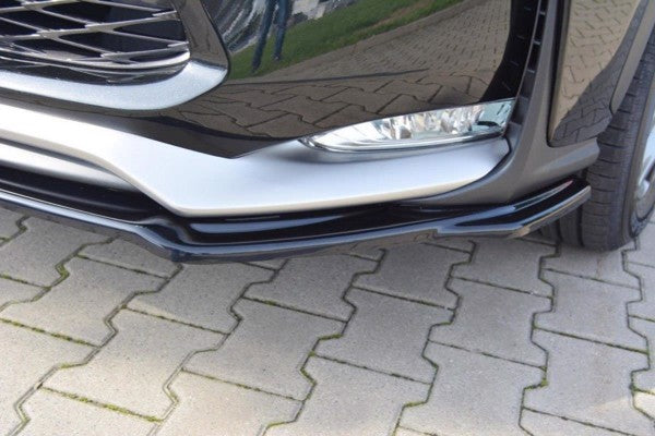 Maxton Front Splitter V.1 Lexus Nx Mk1 F-Sport - Gloss Black