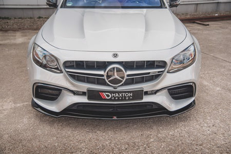 Maxton Front Splitter V.1 Mercedes-Benz E63 Amg Estate/Sedan S213/W213 - Gloss Black