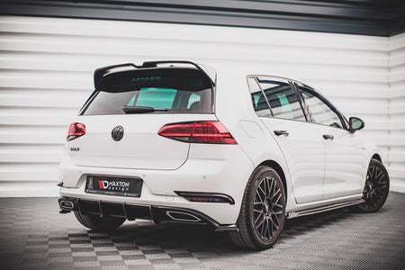 Maxton Street Pro Rear Diffuser Volkswagen Golf R-Line Mk 7 Facelift - Black