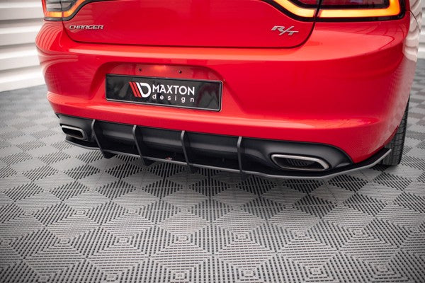 Maxton Street Pro Rear Diffuser Dodge Charger Rt Mk7 Facelift - Black