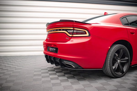 Maxton Street Pro Rear Diffuser Dodge Charger Rt Mk7 Facelift - Black