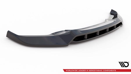 Maxton Front Splitter V.2 BMW X6 M-Pack F16 - Gloss Black