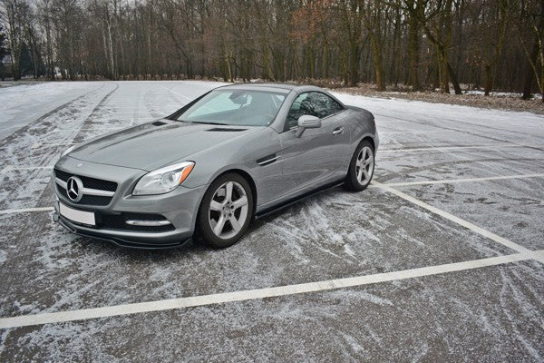 Maxton Side Skirts Diffusers Mercedes-Benz Slk R172 - Gloss Black