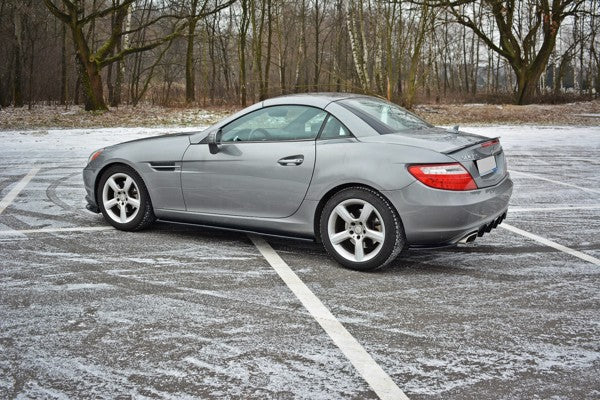 Maxton Side Skirts Diffusers Mercedes-Benz Slk R172 - Gloss Black