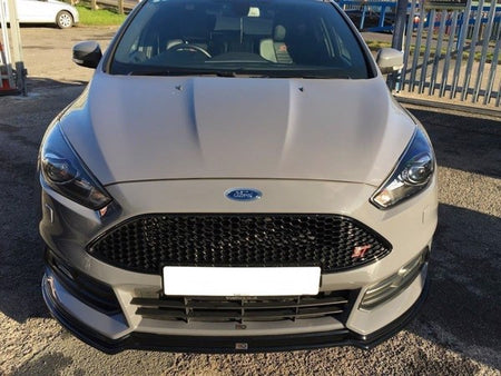 Maxton Front Splitter V.3 Ford Focus St Mk3 Fl - Gloss Black