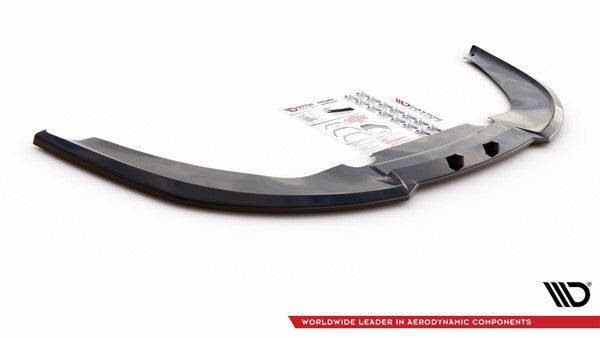 Maxton Front Splitter V.2 Audi RS4 B7 - Gloss Black