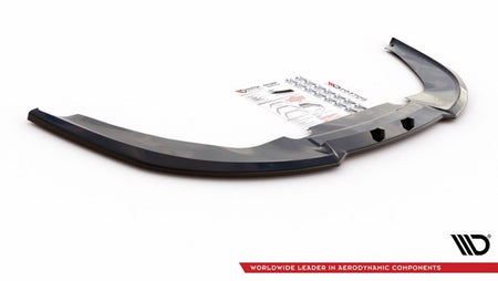 Maxton Front Splitter V.2 Audi RS4 B7 - Gloss Black