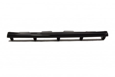 Maxton Central Rear Splitter Mitsubishi Lancer Evo X (With Vertical Bars) - Gloss Black