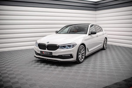 Maxton Side Skirts Diffusers BMW 5 G30 - Gloss Black