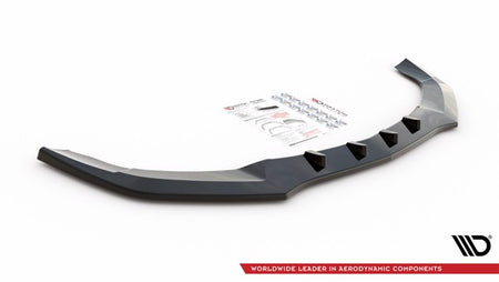 Maxton Front Splitter V.1 Mercedes-Benz E Amg-Line Sedan W212 Facelift - Gloss Black