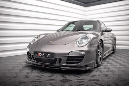 Maxton Front Splitter V.1 Porsche 911 Carrera Gts 997 Facelift - Gloss Black