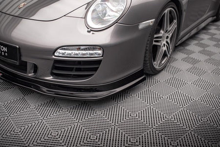 Maxton Front Splitter V.1 Porsche 911 Carrera Gts 997 Facelift - Gloss Black