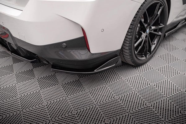 Maxton Rear Side Splitters V.1 BMW 2 Coupe M-Pack G42 - Gloss Black