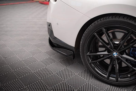 Maxton Rear Side Splitters V.1 BMW 2 Coupe M-Pack G42 - Gloss Black
