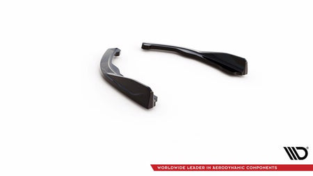 Maxton Rear Side Splitters V.1 BMW 2 Coupe M-Pack G42 - Gloss Black