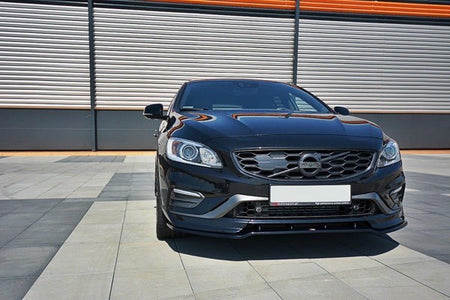 Maxton Front Splitter V.1 Volvo V60 Polestar Facelift - Gloss Black