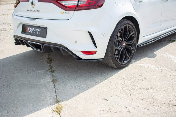 Maxton Rear Side Splitters Renault Megane Iv RS - Gloss Black