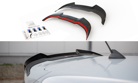 Maxton Spoiler Cap V.2 Ford Fiesta Mk8 St / St-Line - Gloss Black