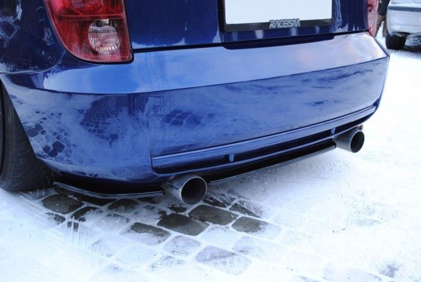 Maxton Central Rear Splitter Toyota Celica T23 Preface - Gloss Black