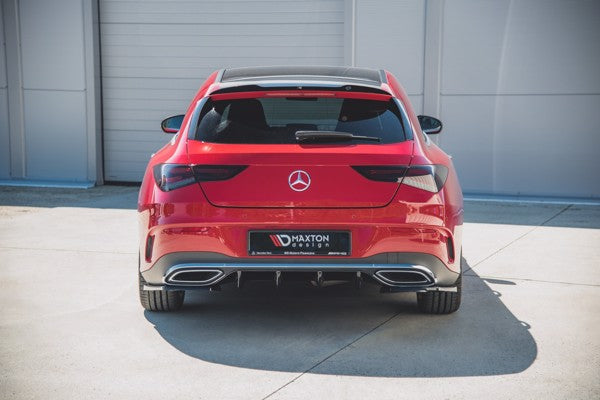Maxton Rear Valance Mercedes-Benz Cla Shooting Brake Amg-Line X118 - Gloss Black