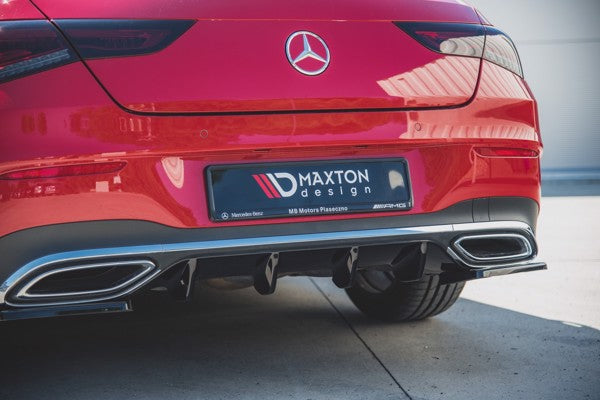 Maxton Rear Valance Mercedes-Benz Cla Shooting Brake Amg-Line X118 - Gloss Black
