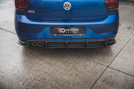 Maxton Racing Durability Rear Valance Volkswagen Polo Gti Mk6 - Black
