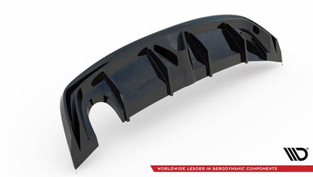 Maxton Rear Valance Alfa Romeo Giulietta Facelift (Single Exhaust Version) - Gloss Black