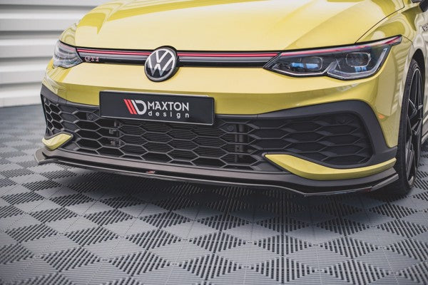 Maxton Front Splitter V.3 Volkswagen Golf 8 Gti Clubsport - Gloss Black