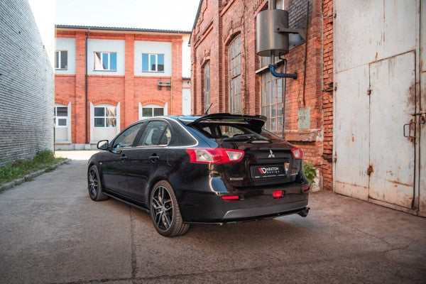 Maxton Rear Side Splitters Mistubishi Lancer Sportback Mk8 - Gloss Black