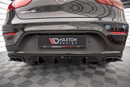 Maxton Rear Valance Mercedes-Benz Glc Coupe Amg-Line C253 Facelift - Gloss Black