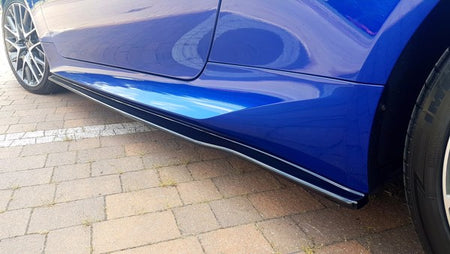 Maxton Side Skirts Diffusers Lexus Rc - Gloss Black