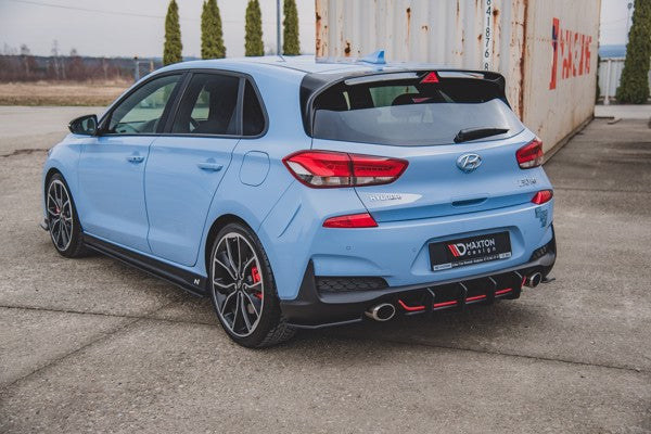 Maxton Racing Durability Rear Diffuser V.2 Hyundai I30 N Mk3 Hatchback - Black