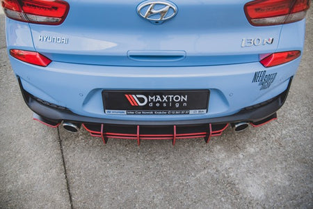 Maxton Racing Durability Rear Diffuser V.2 Hyundai I30 N Mk3 Hatchback - Black