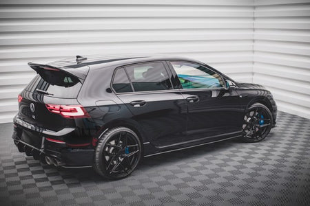 Maxton Street Pro Rear Side Splitters Volkswagen Golf R Mk8 - Black