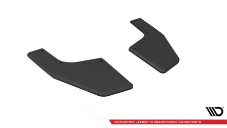 Maxton Street Pro Rear Side Splitters Volkswagen Golf R Mk8 - Black