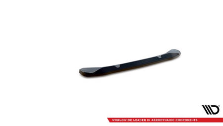 Maxton Central Rear Splitter For BMW X4 M-Pack G02 Facelift - Gloss Black