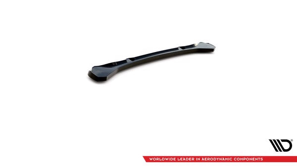 Maxton Central Rear Splitter For BMW X4 M-Pack G02 Facelift - Gloss Black