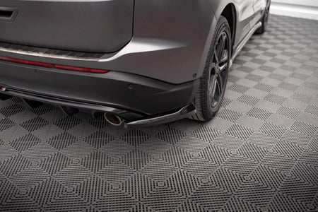 Maxton Rear Side Splitters V.2 Ford Edge Mk2 - Gloss Black