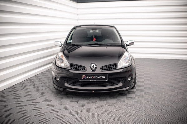 Maxton Front Splitter Renault Clio Iii RS - Gloss Black