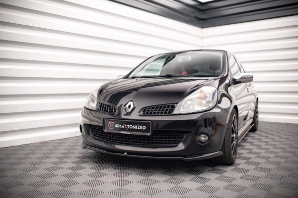 Maxton Front Splitter Renault Clio Iii RS - Gloss Black