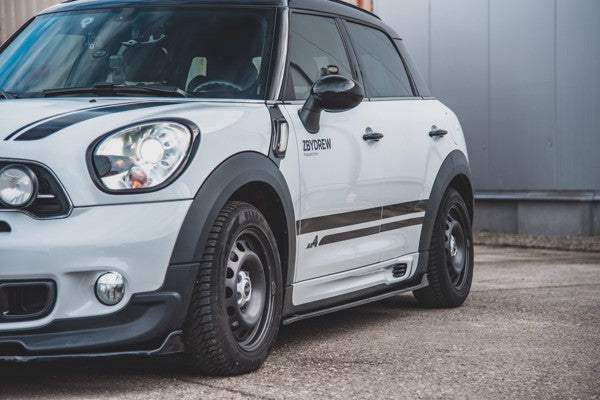 Maxton Side Skirts Diffusers Mini Countryman Mk1 Jcw  - Gloss Black