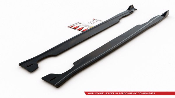 Maxton Side Skirts Diffusers Mini Countryman Mk1 Jcw  - Gloss Black